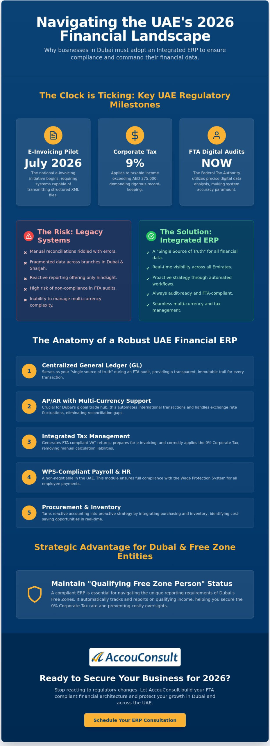 Financial ERP Solutions in the UAE